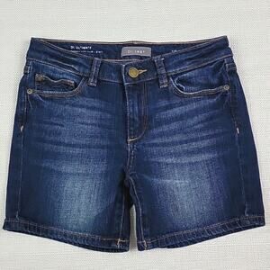 DL1961 Piper Blue Denim Shorts in Sea Lion Girl's 12